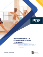 Importancia de La Gimnasia en Edades Tempranas