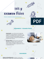 Anamnesis y Examen Físico DANNA SALCEDO