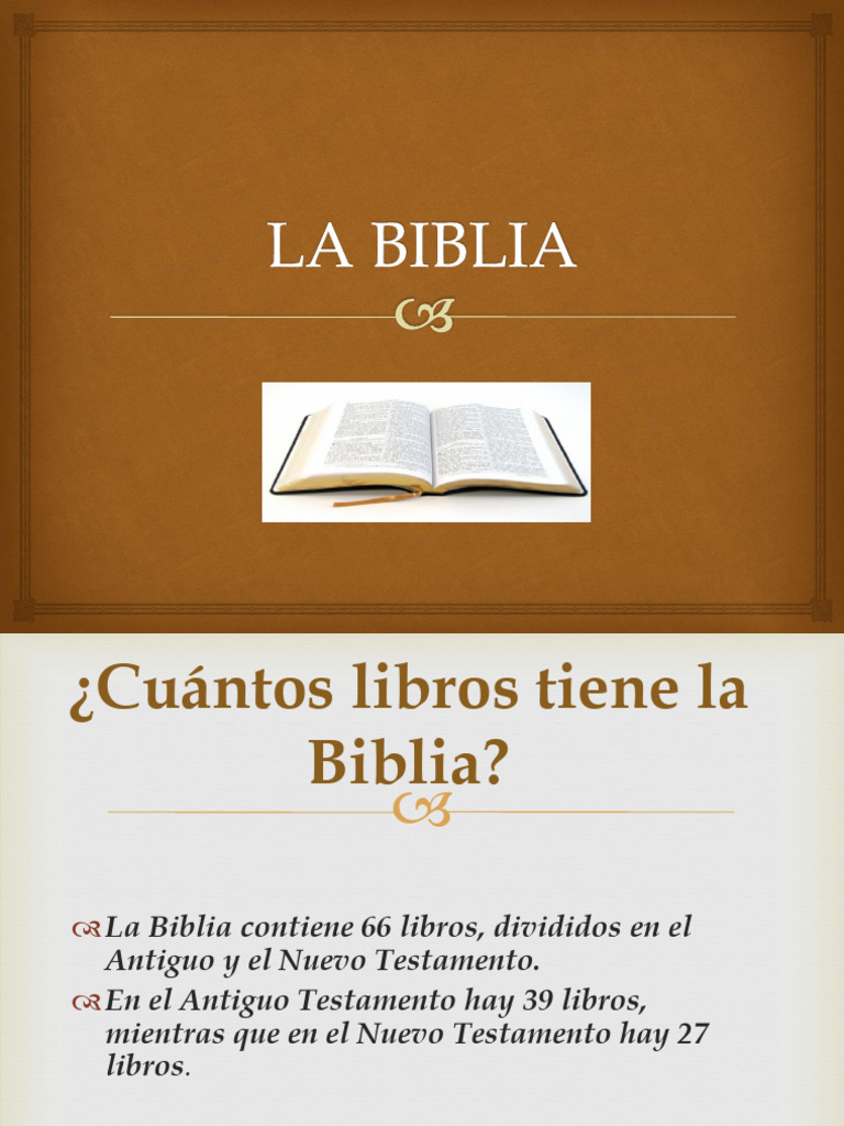 Libros de la Biblia: 66 en total | PDF | Viejo Testamento | Biblia