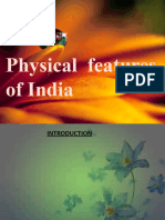 Physical features of India.