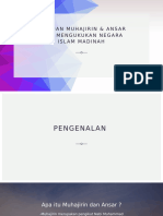 Peranan Muhajirin & Ansar Bagi Mengukuhkan Negara Islam Madinah2