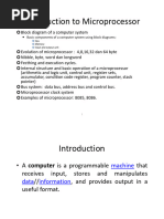 Intro To Microprocessor