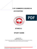 Bcom - Acc Ethics 201