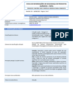 Ficha de Informações de Segurança de Produtos Químicos - Fispq