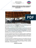 Estudios Preliminares Del Territorio Del Consejo Comunitario Mayor de Villa Conto Departamento Del Choco Municipio Delrio Quito 1