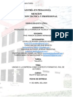 Taller 3 Pedagogia de La Formacion Tecnica y Profesional