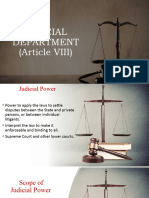 Judicial Department (Article VIII)