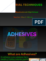 Adehsives Grade 8