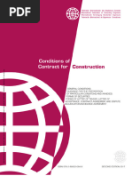 5-FIDIC Condition of Contracts For Construction