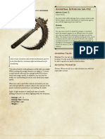 DND 5e Item - Moonstone Sickle