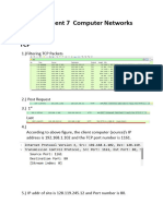 Assignment 7 Computer Networks