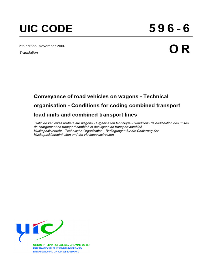 596-6 Ed5 en | PDF | Transport | Vehicles