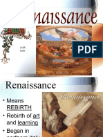 The Renaissance - Mannerism