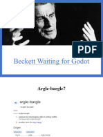 Beckett Waiting for Godot Revision Ppt