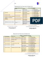 Cours Et Horaires Troisième Cycle