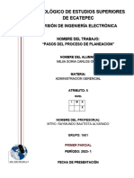 4 Pasos Del Proceso de Planeacion Tarea 4