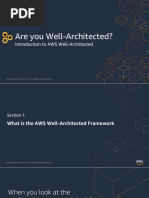 Are You Well-Architected