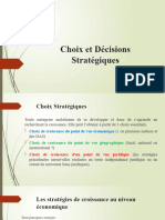 Choix Et Décisions Stratégiques