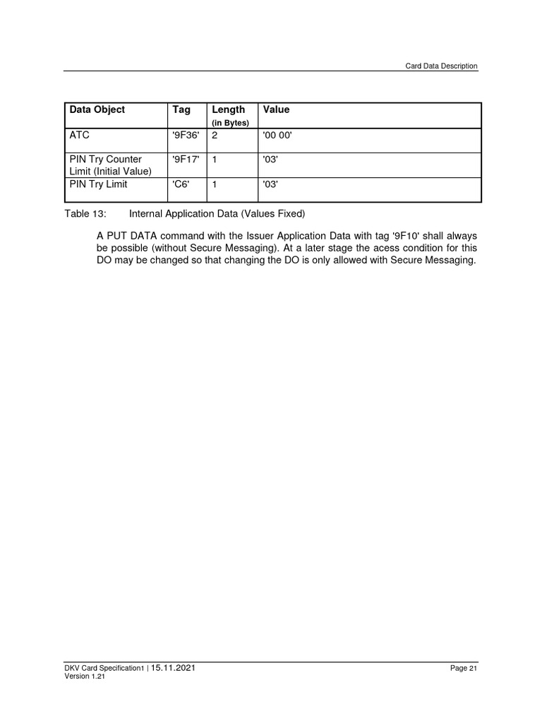 Dkv card specification v 1 21 3 pdf personal identification number