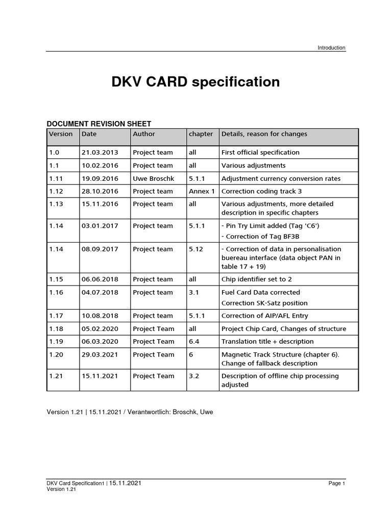 Dkv card specification v 1 21 1 pdf emv cipher