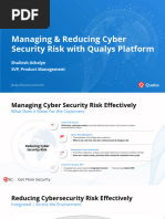 Managing Reducing Risk With Qualys Platform