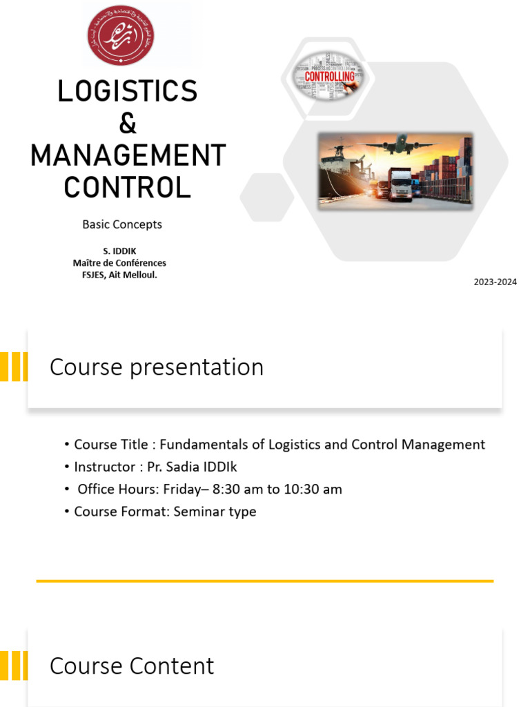 Introduction to Logistics and SCM | PDF | Supply Chain | Supply Chain ...