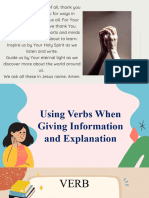 634317791 Using Verbs When Giving Information and Explanations PPT