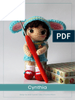 Cynthia The Little Bunny Girl A Free Amigurumi Pattern by Tales of Twisted Fibers