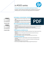 HP LJ Pro m305 Datasheet