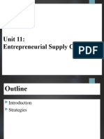 Unit 11-Entrepreneurial Supply Chain