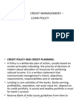 14 Credit Policy