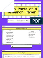 Basic Parts of A Research (Grade 10)