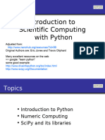 Scientific Computing With Python