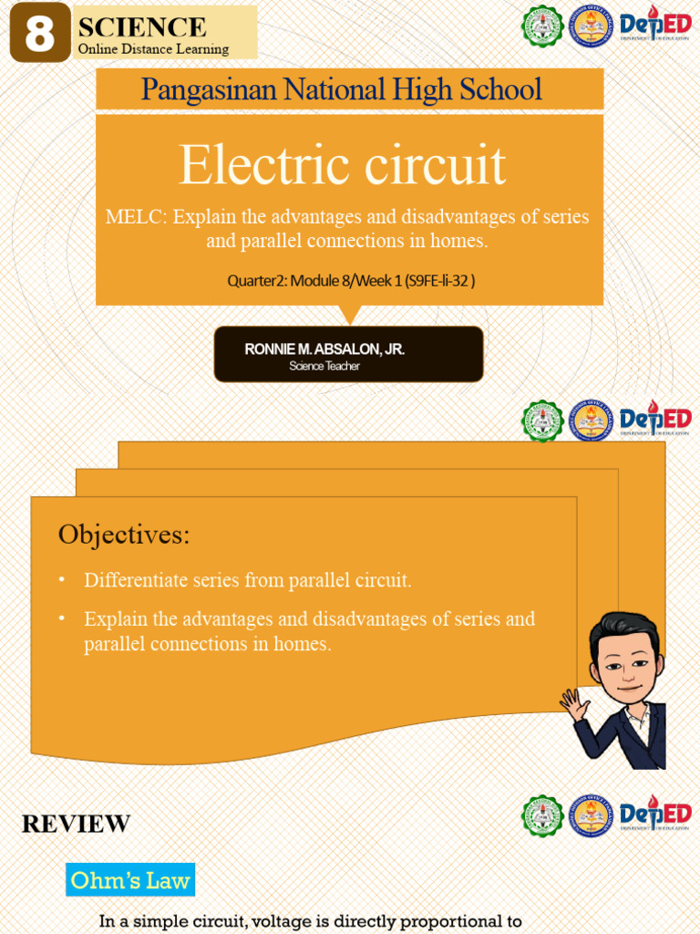 Lesson 8 Electric Circuit | PDF | Electricity | Series And Parallel ...