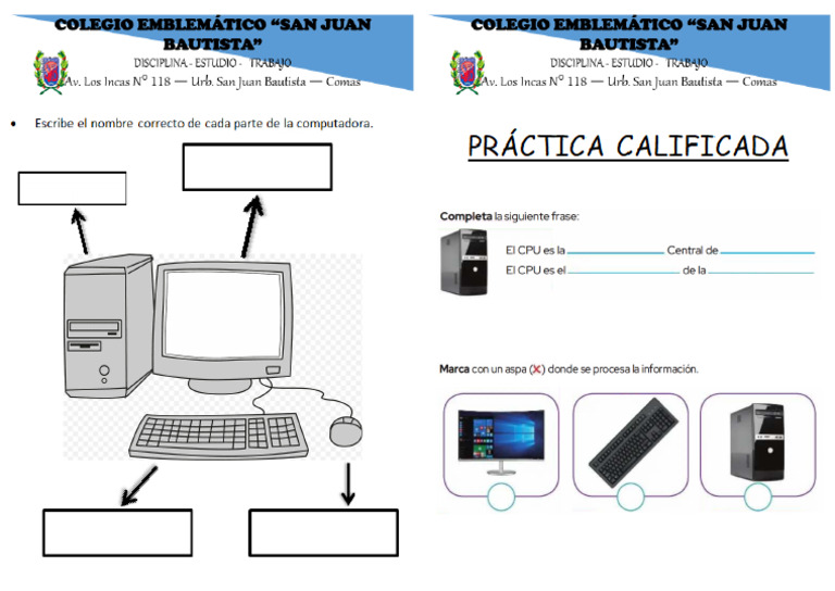 Partes de La Computadora | PDF