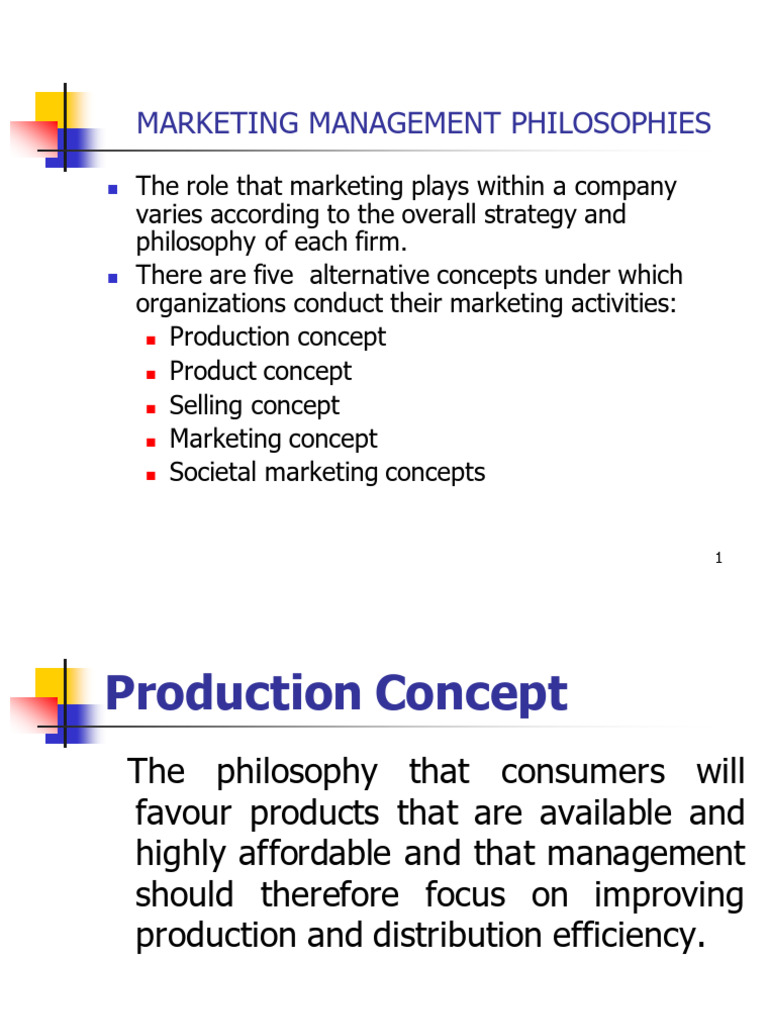 Five Marketing Management Concepts | PDF | Marketing | Market (Economics)