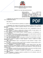 Decreto Municipal N - 5.433 05 Processo Administrativo Ambiental