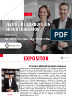 Sesion 2 Delitos de Corrupcion Delitos Contra La Administracion Publica