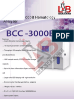 Dirui BCC 3000B Hematology Analyzer