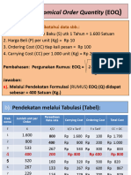 1 Analisis Economical Order Quantity (EOQ)