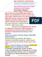 HSSRPTR - Class 3-Electric Charges and Fields Class 1