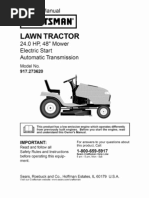 Download Craftsman 24 Hp 48 Inch Mower Manual by kjgregor SN72361763 doc pdf
