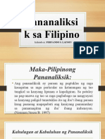 Pananaliksik Sa Filipino FERNANDO S. LAYSON 3