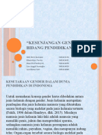 Kesenjangan Gender Di Bidang Pendidikan