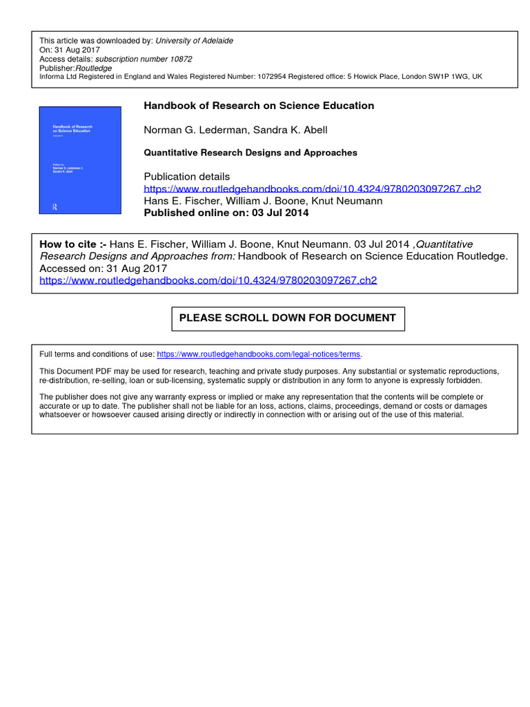 Handbook of Research On Science Education: Norman G. Lederman, Sandra K ...