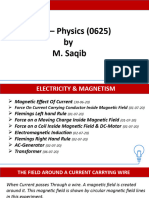 Ig III-emar Electricity & Magnetism