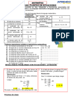 ACTIVIDAD MATEMÁTICA PLANTEO DE ECUACIONES (1)