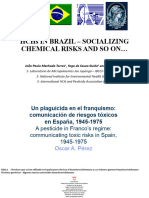 Hchs in Brazil - Socializing Chemical Risks and