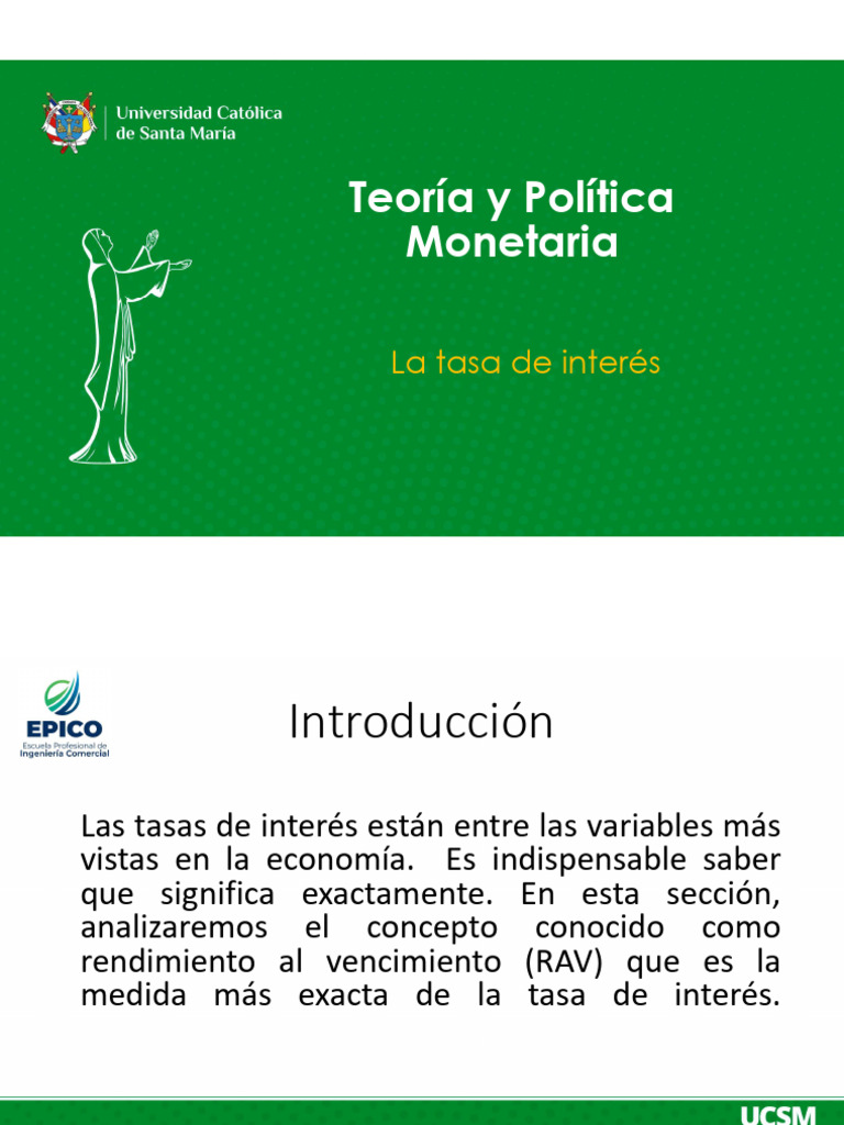 La Tasa de Interés | PDF | Tasas de interés | Interés