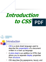 Introduction To CSS - 060312